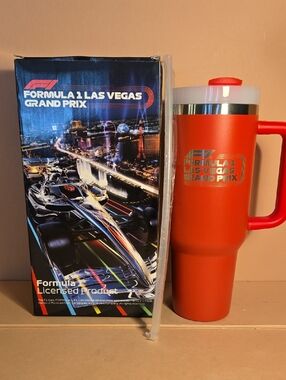 Formula 1 Las Vegas Grand Prix Red 40 Oz Travel Mug